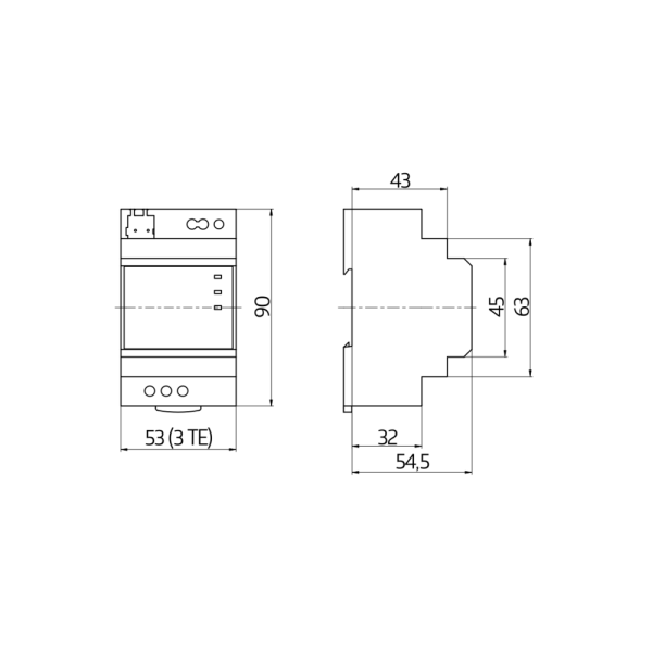 BEG Luxomat 90214 KNX System device PSN-230 / 640 / 30 /  KNX REG