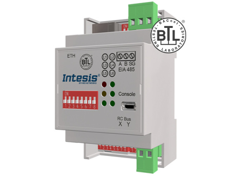 Intesis INBACMHI001R000 Mitsubishi Heavy Industries FD ja VRF süsteemid BACneti IP/MSTP liidesega – 1 ühik