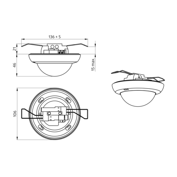 BEG Luxomat 93514 KNX Gen7 Standard occupancy detector PD4N-KNXs-ST-FC