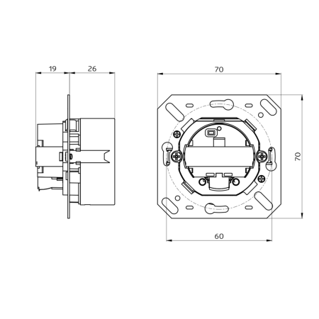 BEG Luxomat 93393 KNX Gen6 Deluxe hõivatusandurid Indoor 140-L-KNX-DX covering not included
