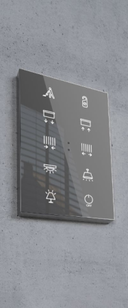 Zennio ZVIFXLX8S Flat XL X10, Silver