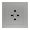 Zennio ZS55IEUAS+ZS55CEUAX ZS55 – Euro-American socket